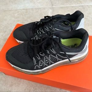 Black Nike Air Max sneakers